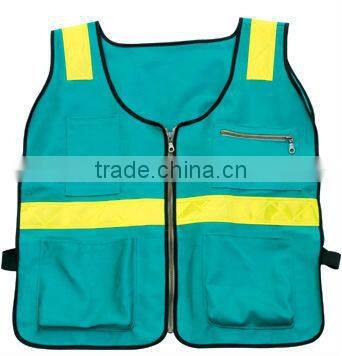 2012 new design reflective safety vest with PVC tape