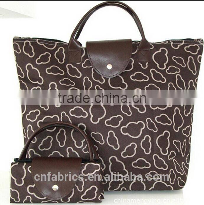 China fashion custom foldable polyester tote bags
