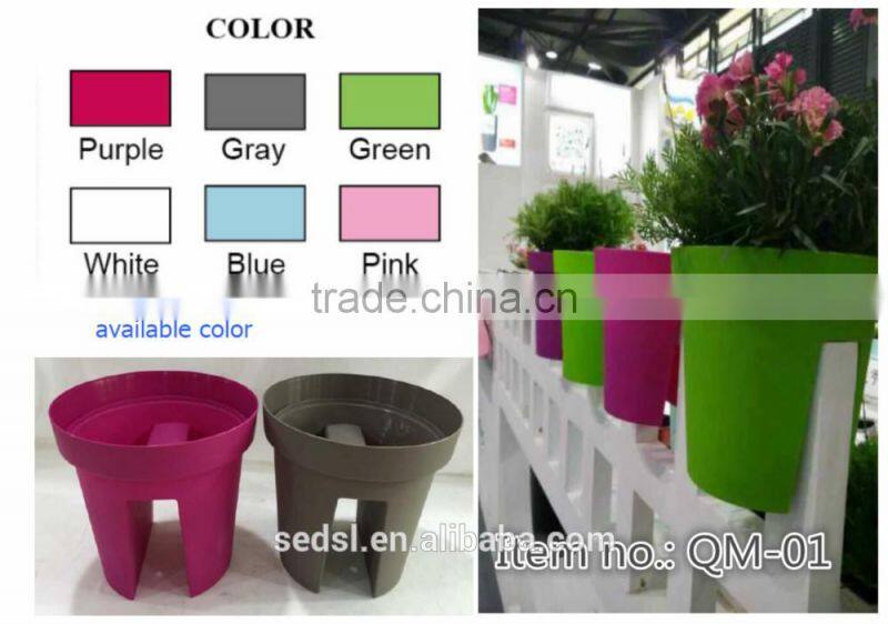 color self-watering garden flower pot