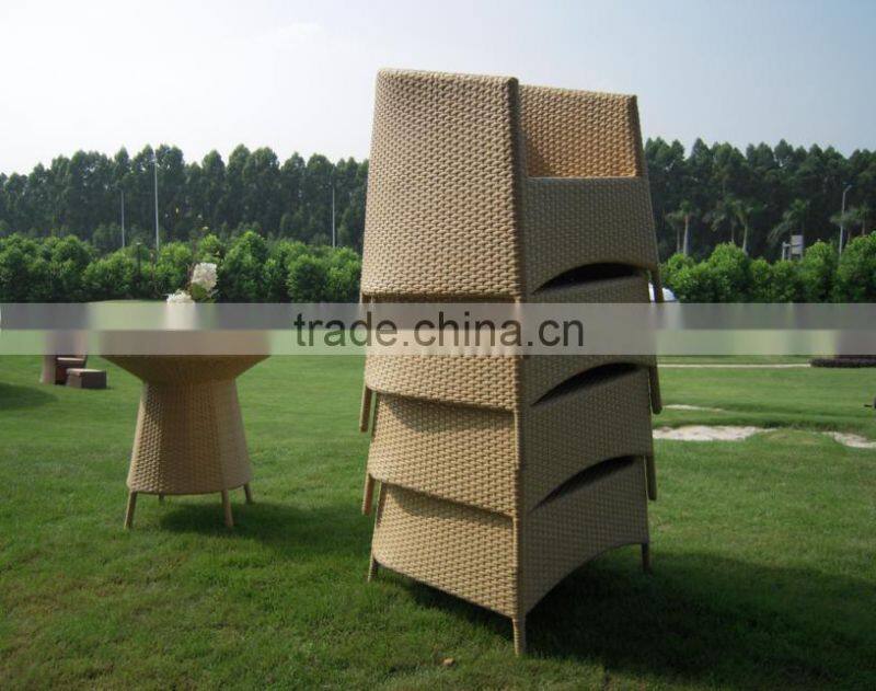 Leisure Wholesale Outdoor Wicker Stacking Chair