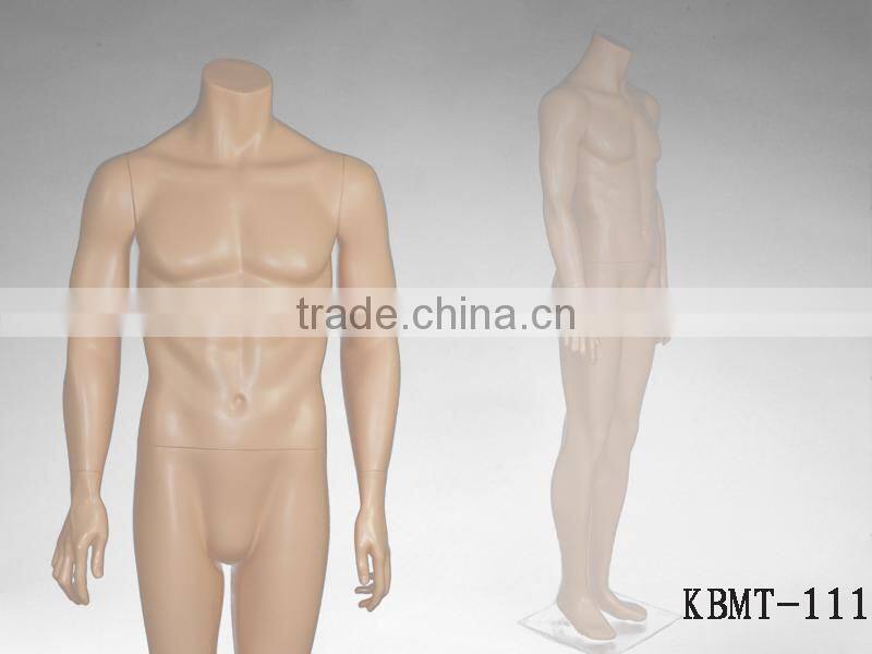 Male Headless Mannequin Legs Apart Straight Pose Suitable For Retail Window Display