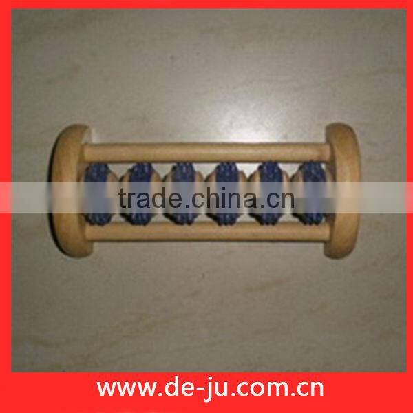 Wholesale Dark Blue Six Inner Wheels Foot Scrubber Mini Massagers