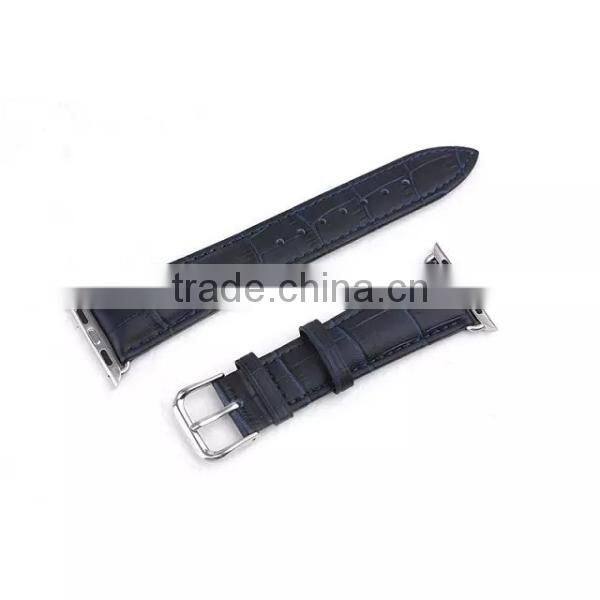 high quality crocodile strap for apple watch, for mens watch new watchband