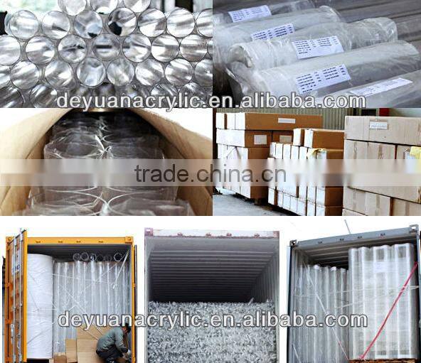 frosted acrylic tube/ custom acrylic tube