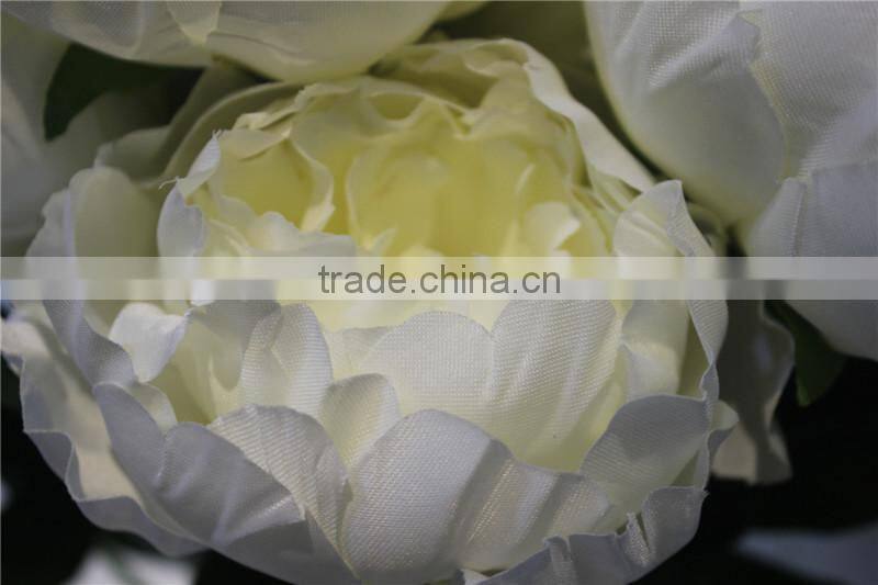 fabric flower decorative artificial flowers bundled peony