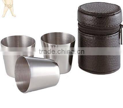 good quanlity stainless steel mini 30ml/1oz wine cup shot glass