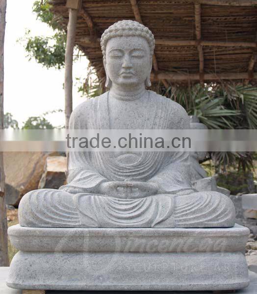 China factory custom outdoor fengshui marble granite buddha statues for sale