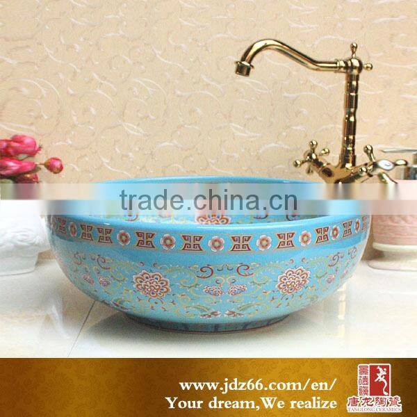 Good-quality flat base ceramic kitchen hand wash sink for hot sell