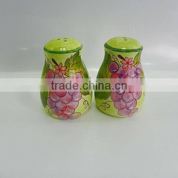Hot sale ceramic salt and pepper shaker