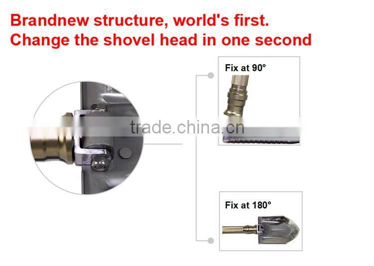 Bushcraft And Survival Equipment/Outdoor Camping and Hiking Gear/Multifunction Shovel saw blade