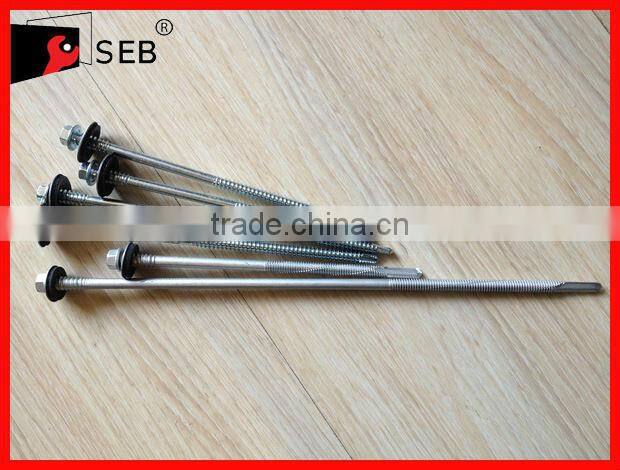 DIN7504 K Hexgonal Washer Head Drilling Screw with EPDM washer