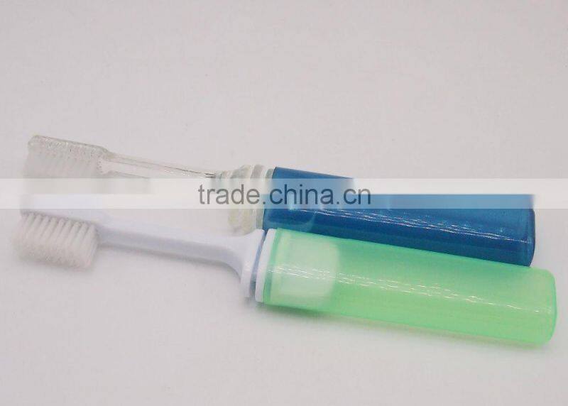 Floding Toothbrush design for adult with long handle