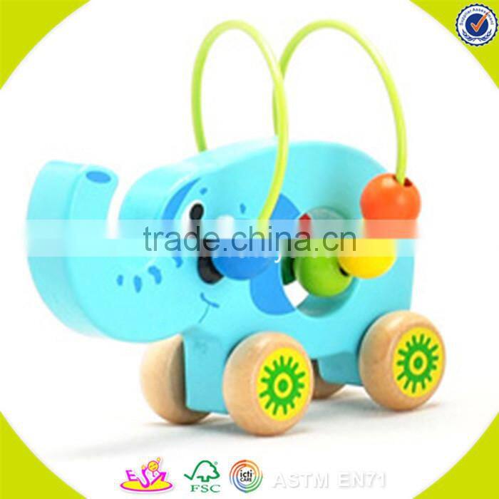 wholesale top fashion baby wooden toy beads popular kids wooden toy beads W11B073
