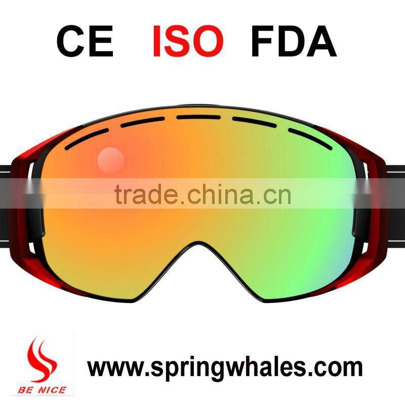 TPU frame stylish snow glass balls,ski snowboard goggles,polarized sports eyewear
