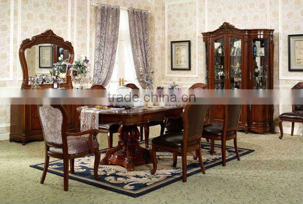 2013 new design wood antique dinning room furniture