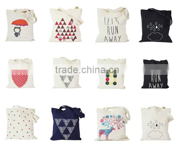 Cotton Canvas Grocery Shopping Tote Bags