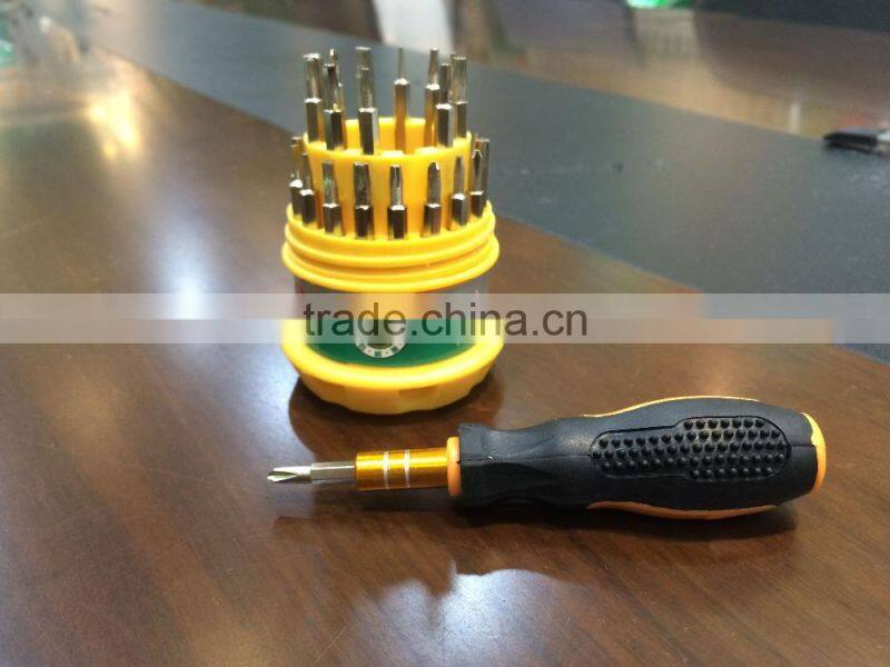 Berrylion Polished High Quality 31ps Screwdriver bit Stainless Steel Screwdriver bit