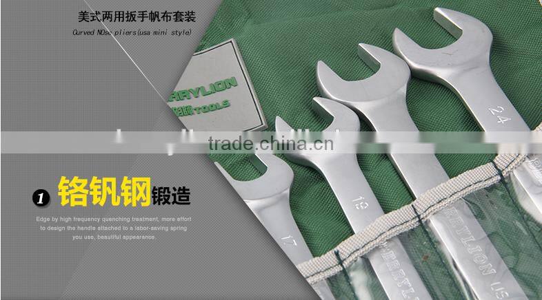 Berrylion 8pcs Combination Wrench Set 8-24mm Combination Spanner Set
