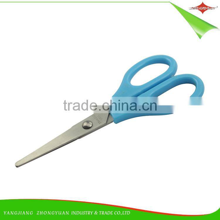 ZY-J7004 wholesale office students school scissors best quality stainless steel paper cutting