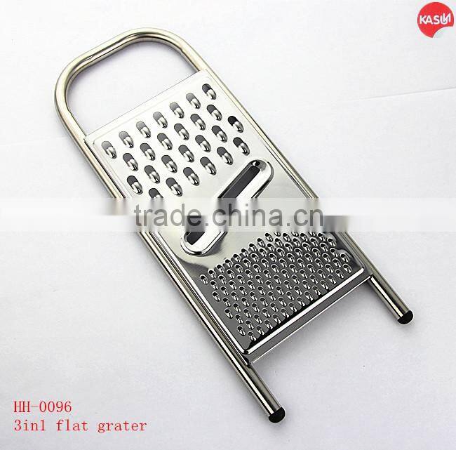 High quality stainless steel 3in1 flat grater HH0096
