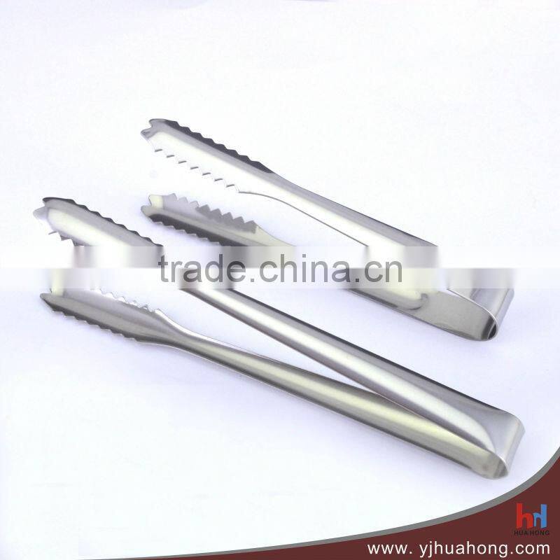 High quality stainless steel ice tongs,food tongs HT-SS24