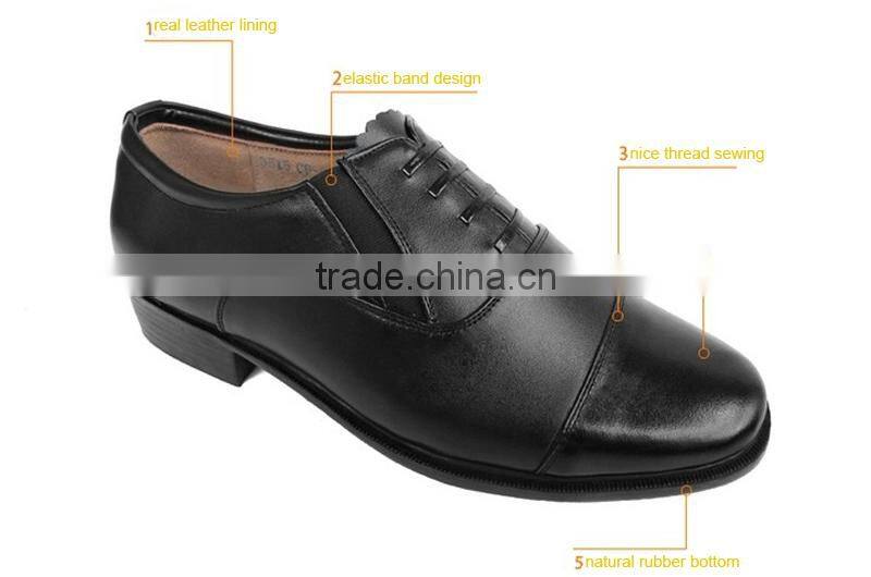2014 new design men's business security leather shoes