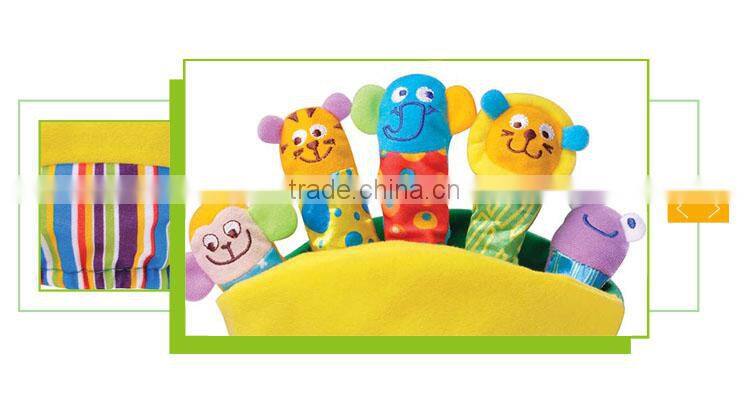 funny baby play set toy plush hand puppet