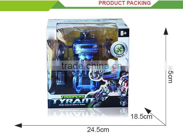 2.4G remote control car transform toy rc robot