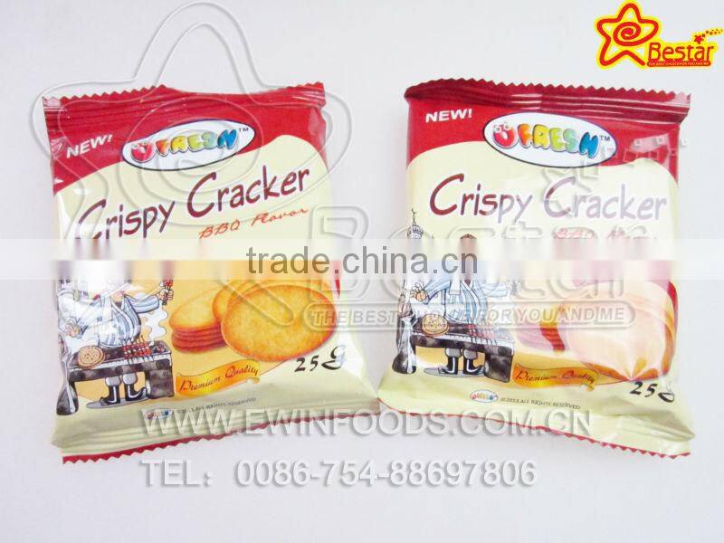 Delicious Snack !!! Big Round Biscuit Various Flavours Crispy Cracker