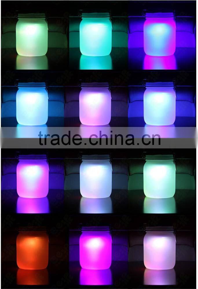 UCHOME Auto Color Change Solar Sun Jar Absorb The Sun Energy Lights Up At Night