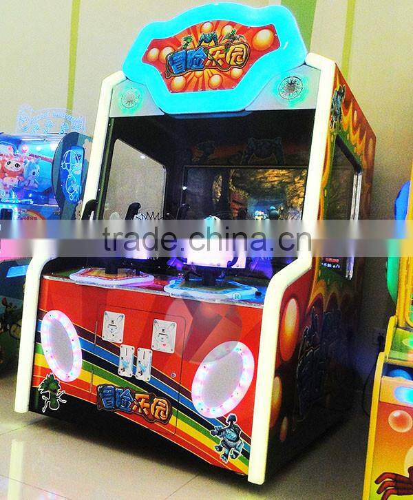 Kids coin operated Adventure paradise amuesement park arcade game machine for sale