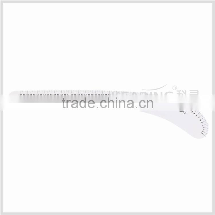 Kearing Flexible Pattern Making Ruler 1"*12" Dimension Plastic Fashion Design Straight rulers #B60