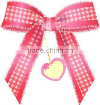 Red Gift Wrapping Satin Ribbon Bow