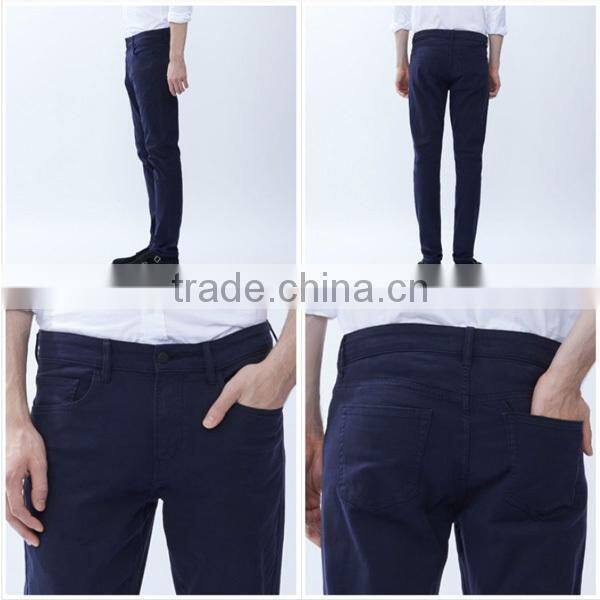 factory price slim fit woven denim fabric men jeans fashion