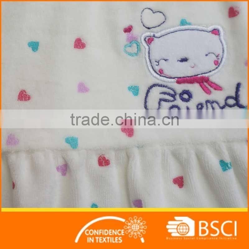 New Style Cartoon Printed Cotton Baby Girl Dress