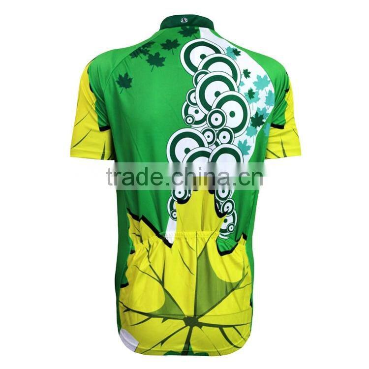 OEM sublimation print team wholesale bright cycling jersey