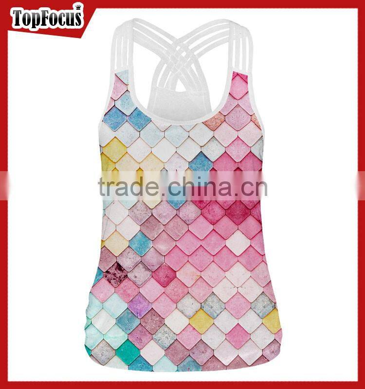 Wholesale Stock Sportswear For Women Zumba Yoga Fitness Tank Top