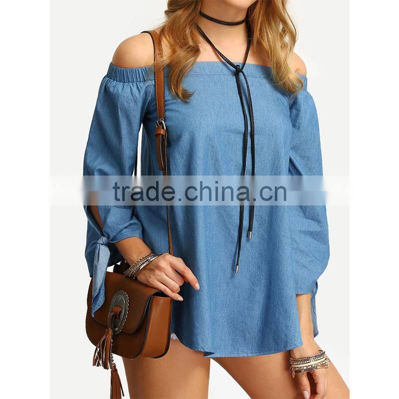 off shoulder top women fashion blouse shirts only ladies blouse design