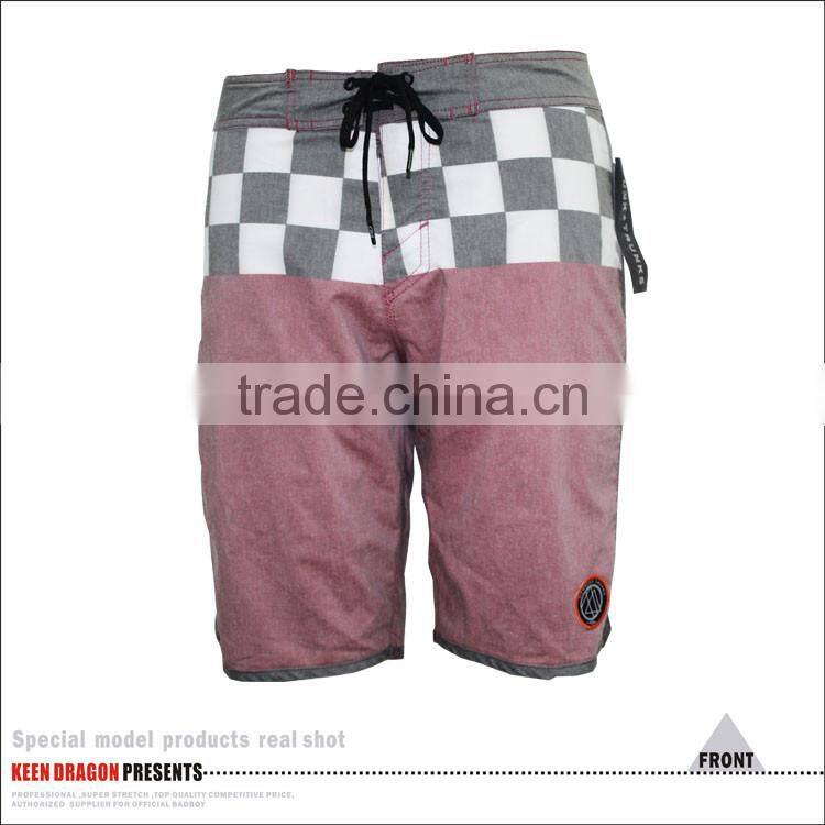 OEM apparel 100% polyester skull printed cheap surf board shorts