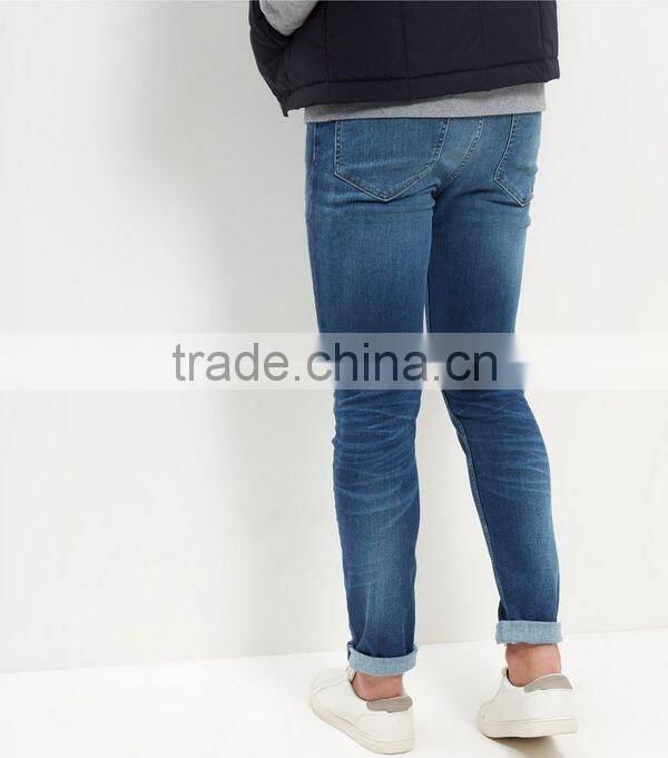 soft cotton blend jeans blue washed hyperflex skinny jeans