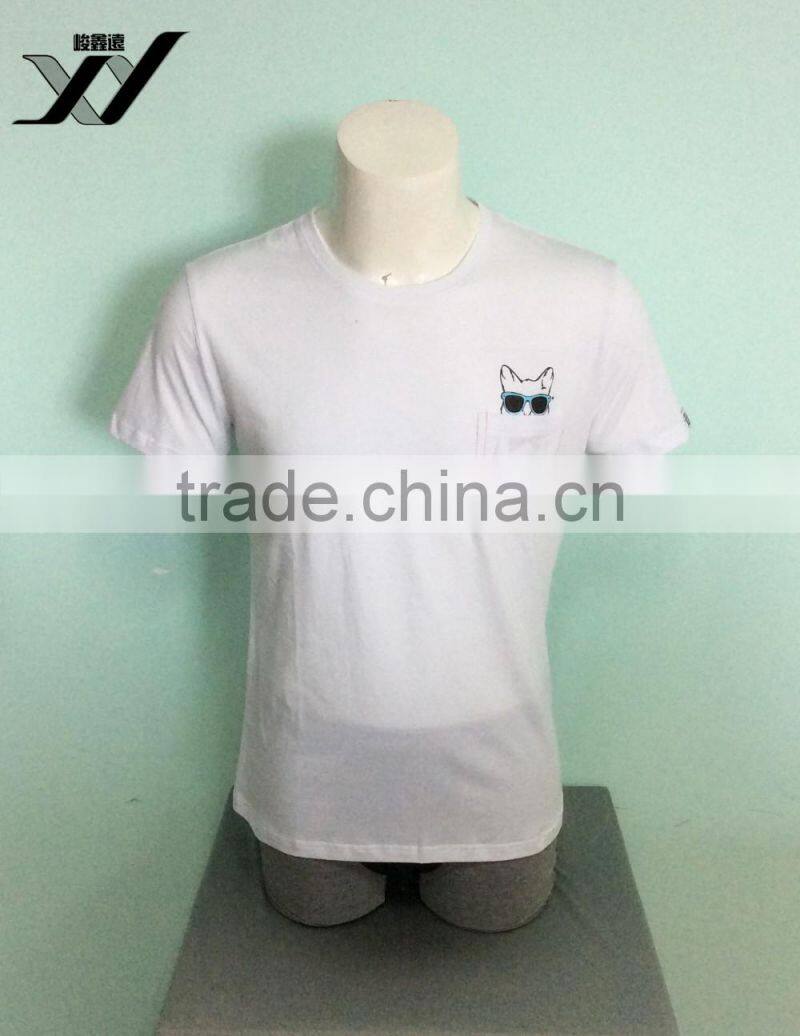 2016 hot sale short sleeve T-shirt with cartoon pattern