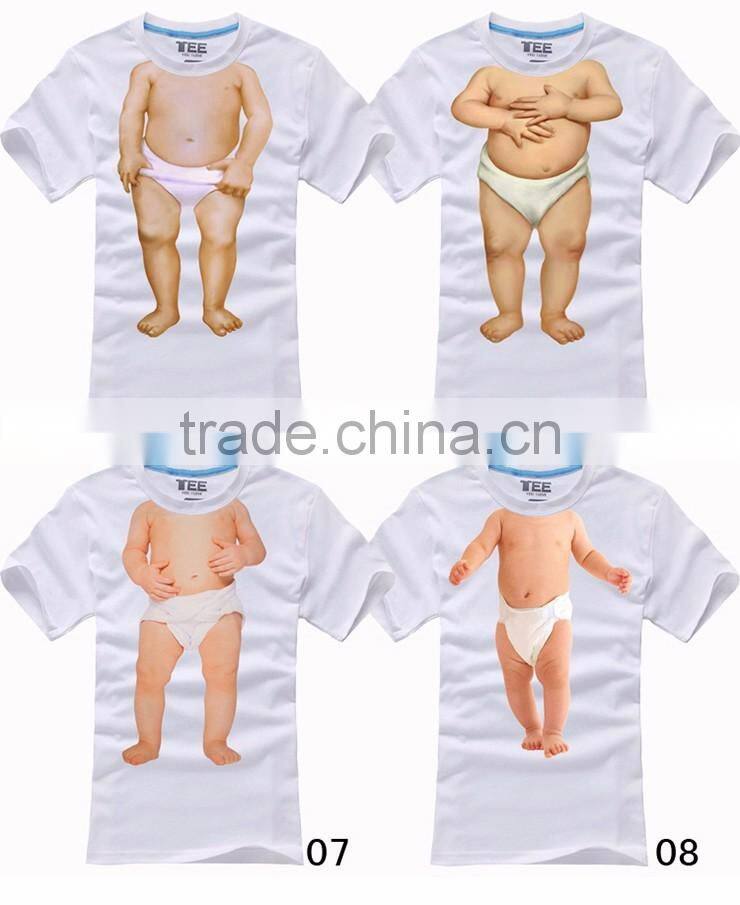 Guangzhou manufacturer supply high quality 100% cotton Custom Printed t-shirt with your own design