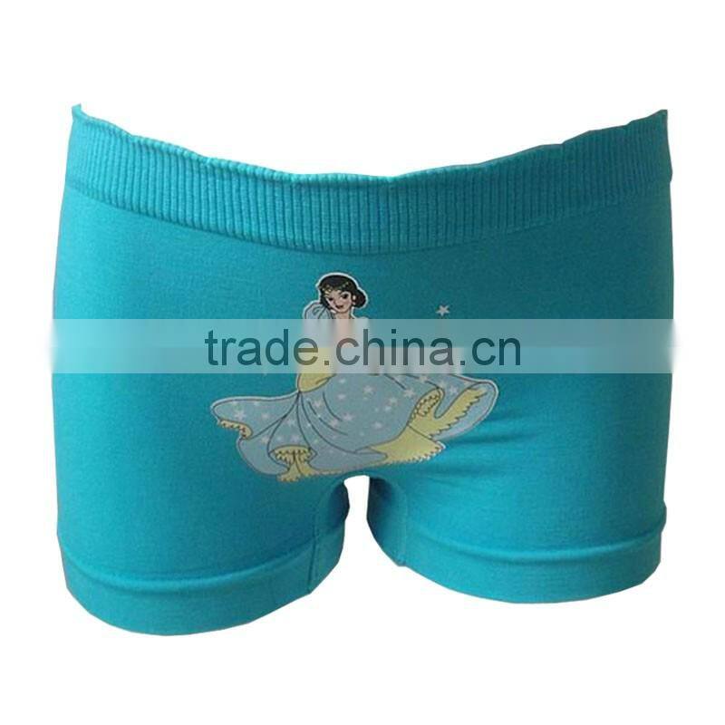 Hot sale cute teen girls underwear panties cheap kids seamless girls boxers shorts