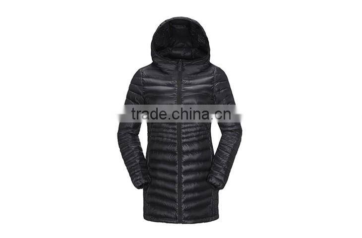 H1041 women ultralight down jacket winter warm clothing long coat