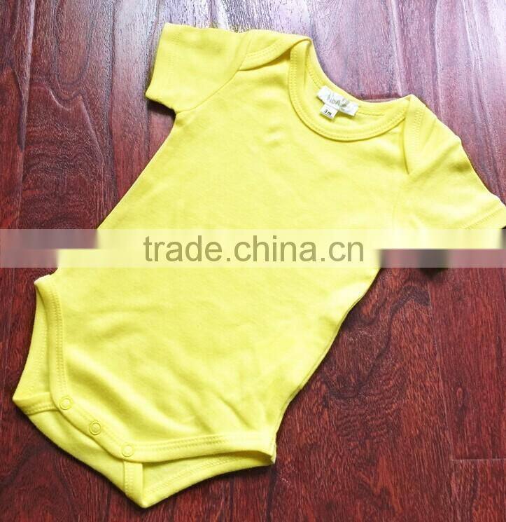 plain colour baby short sleeve onesie,baby romper,infant short sleeve bodysuit