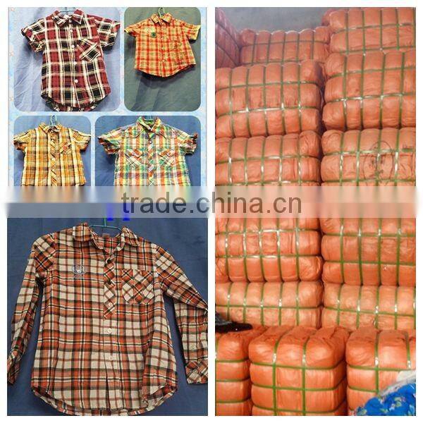 high quality used children shirts for 3-17 years old