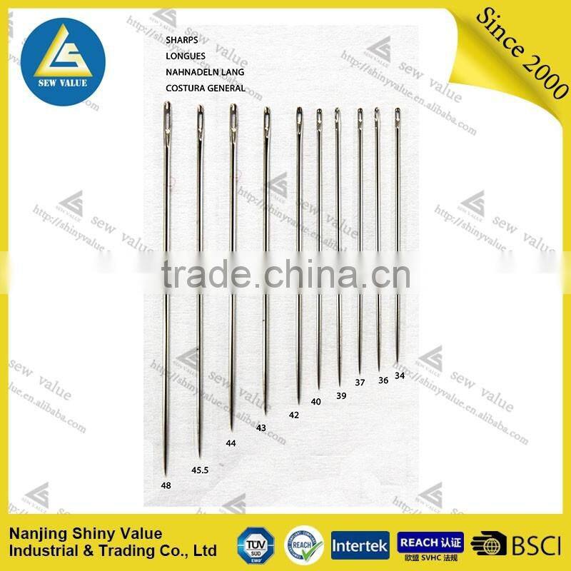 nanjing manufacturer aharp point sewing needles