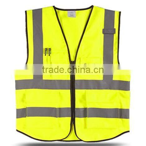 Customized Design And Color High Visibility Mesh Reflective Safety Vest