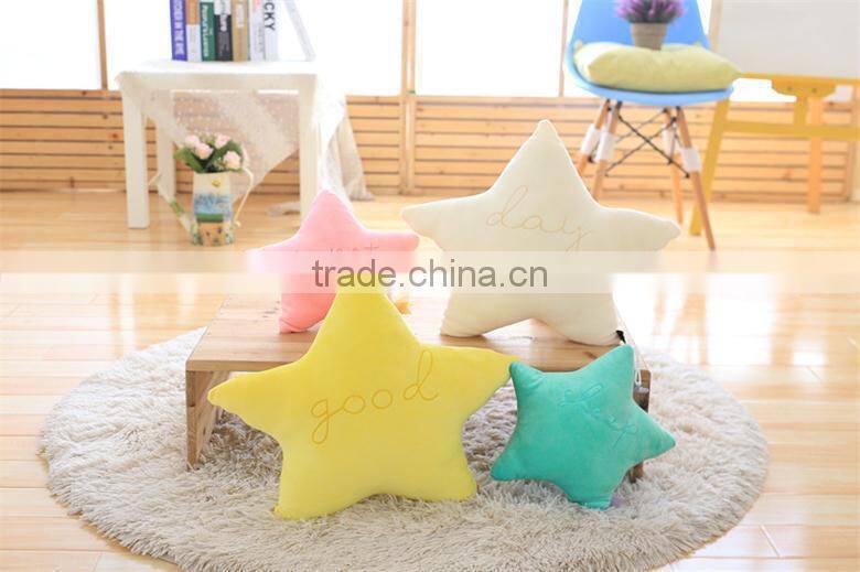 Ins Hot Sale Moon Star Shaped Soft Stuffed Plush Pillow Plush Cushion