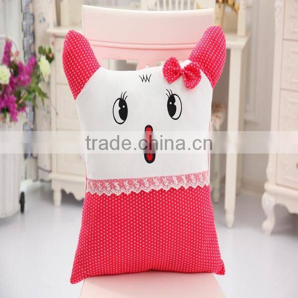 lovely carton shaped plush animal body pillow